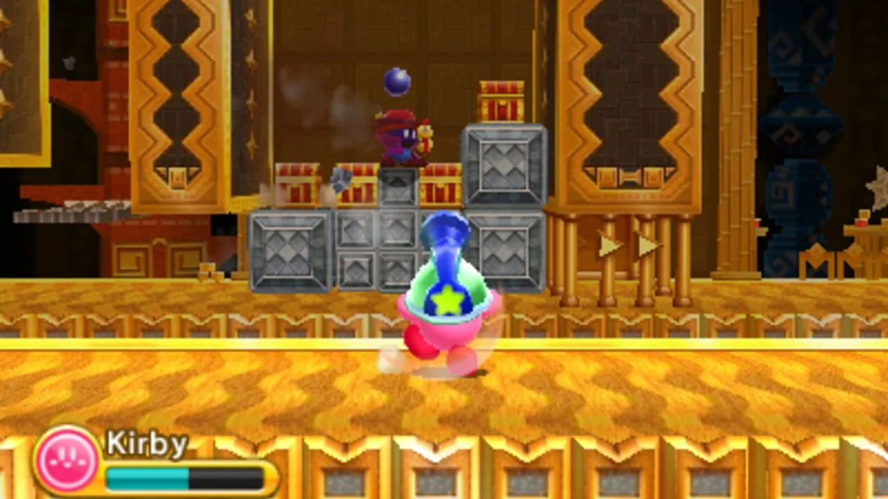 Kirby: Triple Deluxe gameplay on Nintendo 3DS