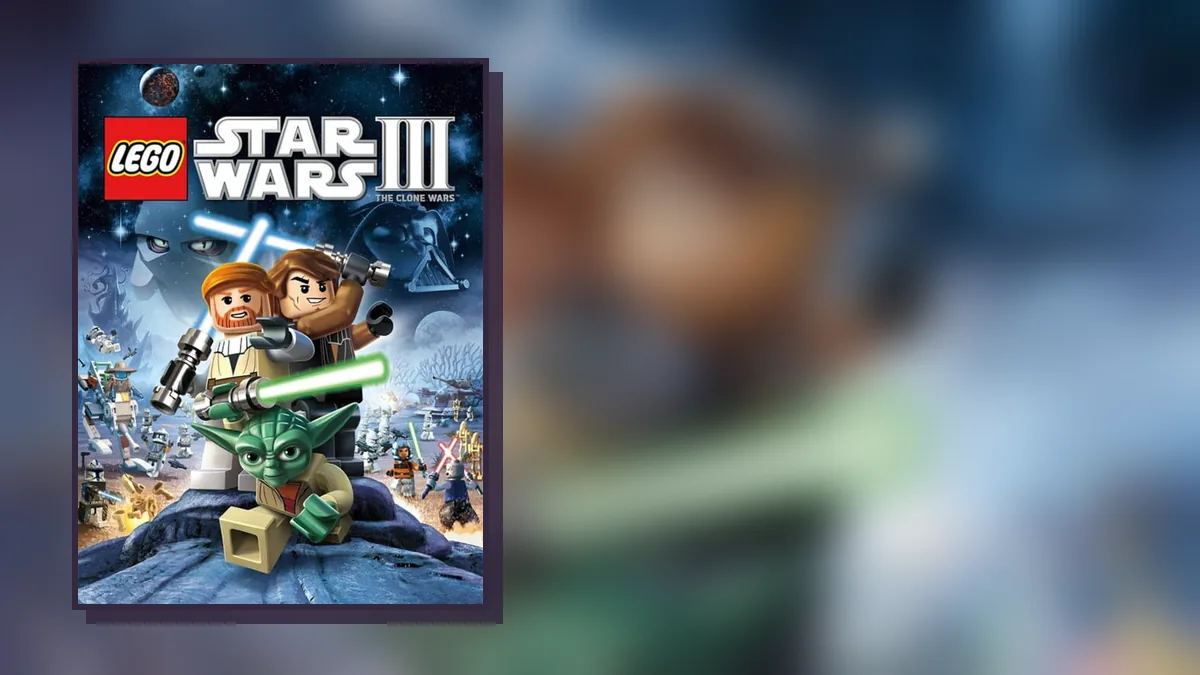 LEGO Star Wars III: The Clone Wars on Nintendo 3DS: box art and gameplay