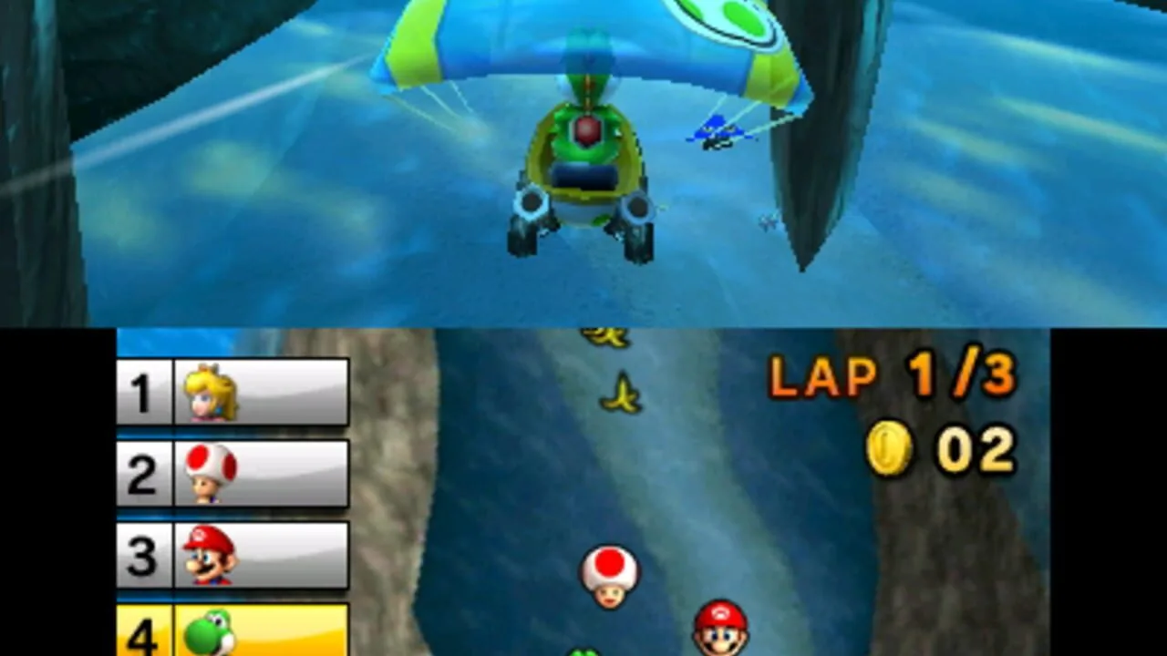 Mario Kart 7 screenshot 2