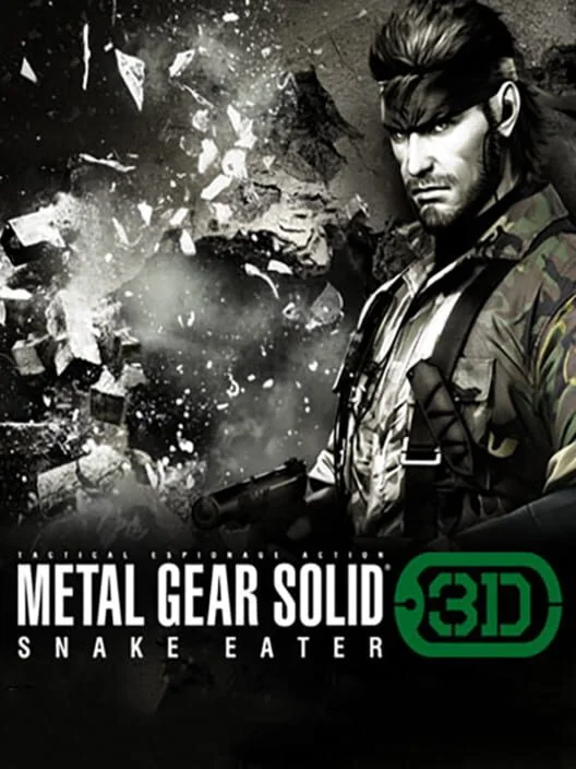 Metal Gear Solid: Snake Eater 3D box art