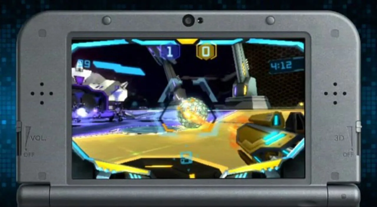 Metroid Prime: Blast Ball gameplay on Nintendo 3DS