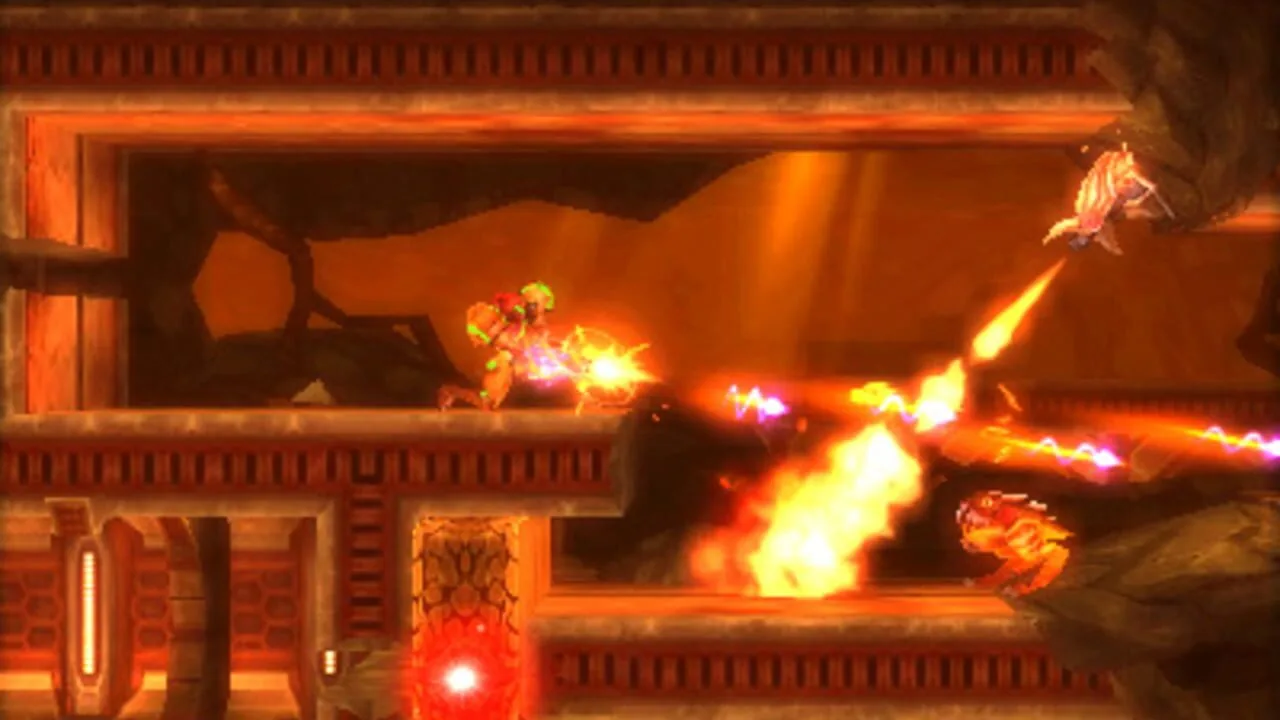 Metroid: Samus Returns gameplay on Nintendo 3DS