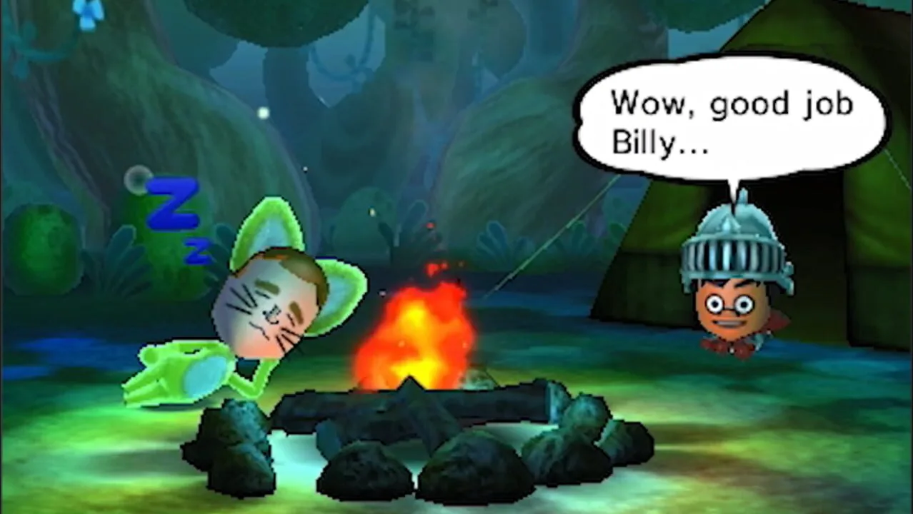 Miitopia gameplay on Nintendo 3DS