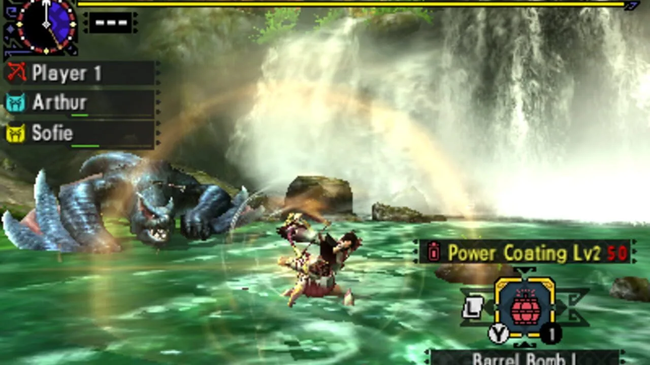 Monster Hunter Generations gameplay on Nintendo 3DS