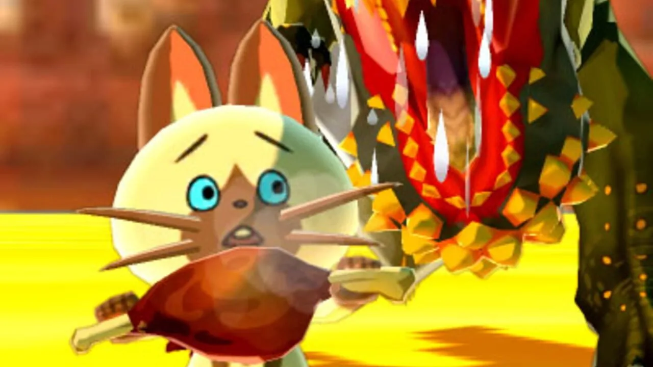 Monster Hunter Stories gameplay on Nintendo 3DS