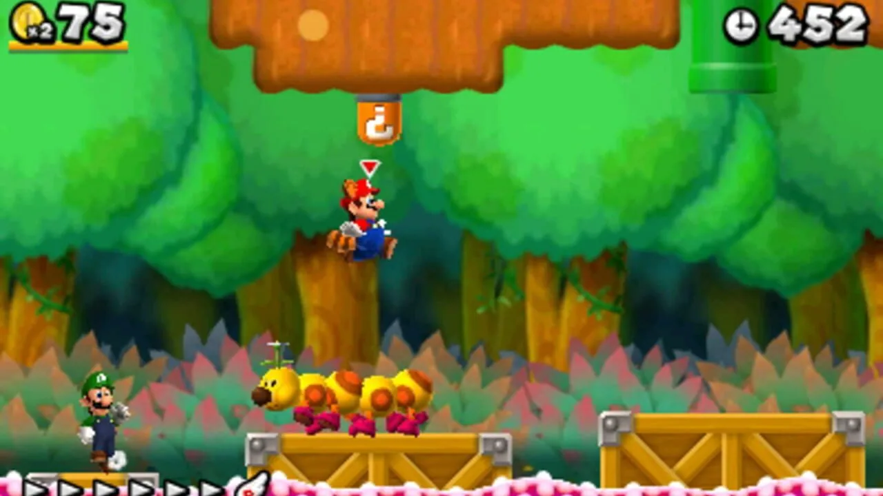 New Super Mario Bros. 2 gameplay on Nintendo 3DS