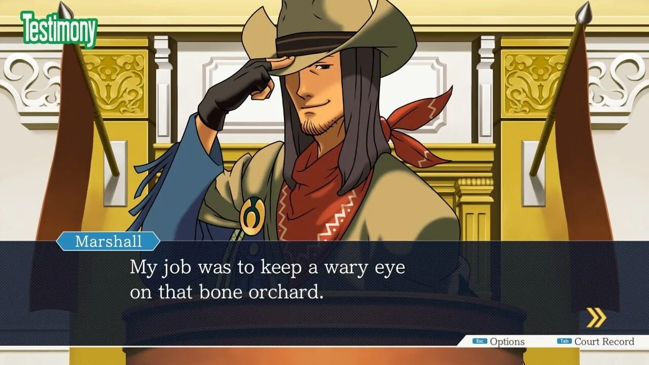 Phoenix Wright: Ace Attorney Trilogy gameplay on Nintendo 3DS