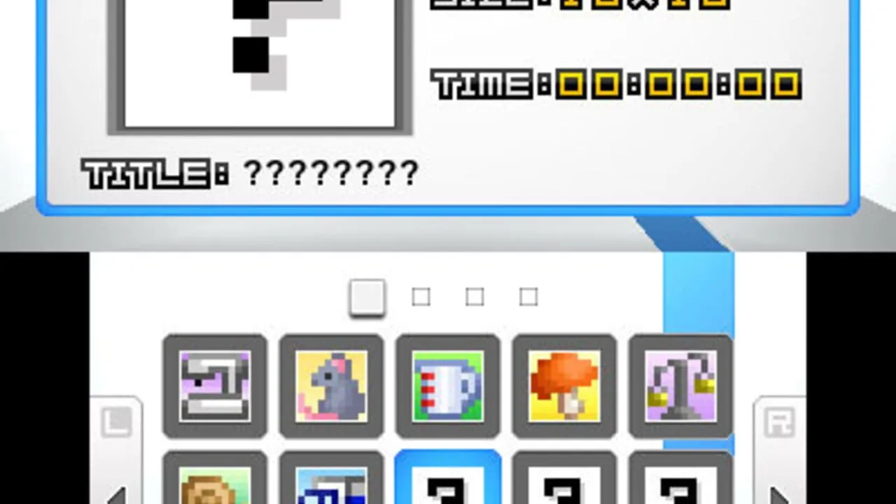 Picross e gameplay on Nintendo 3DS