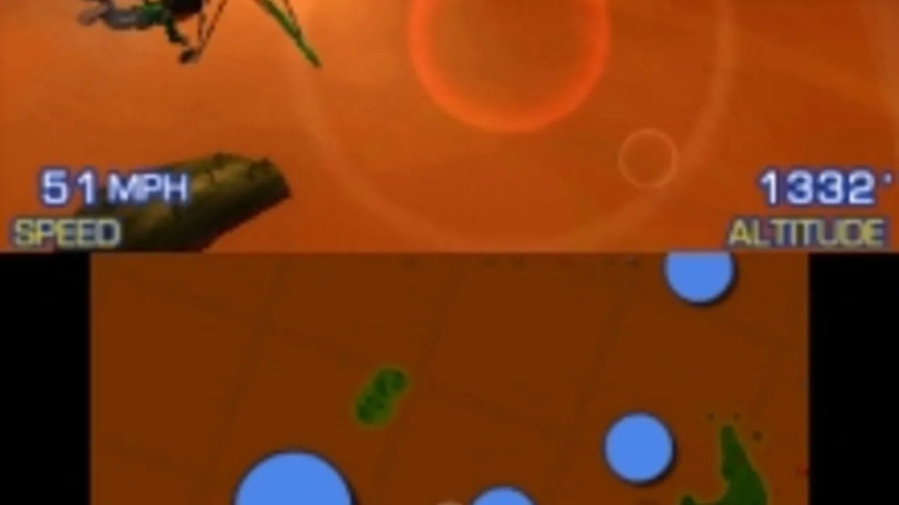 Pilotwings Resort gameplay on Nintendo 3DS