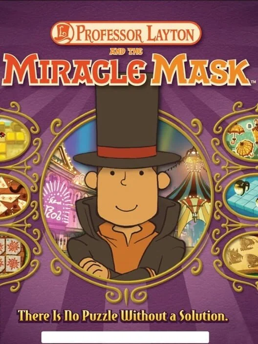 Professor Layton and the Miracle Mask box art