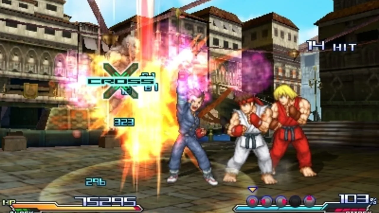 Project X Zone gameplay on Nintendo 3DS