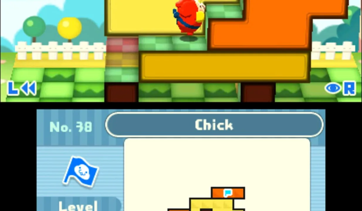 Pushmo gameplay on Nintendo 3DS