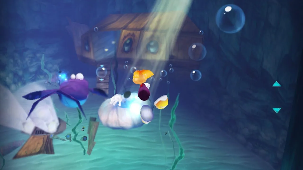 Rayman 3D gameplay on Nintendo 3DS