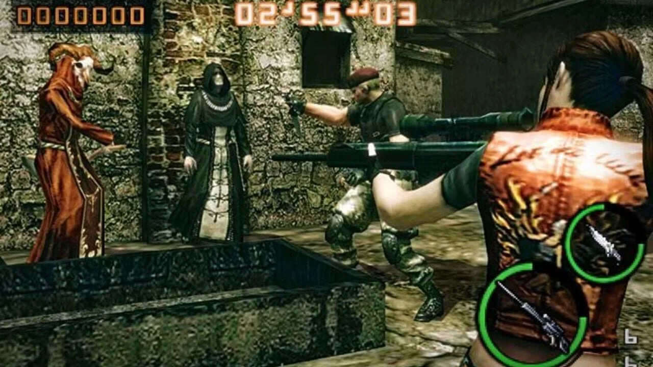 Resident Evil: The Mercenaries 3D gameplay on Nintendo 3DS