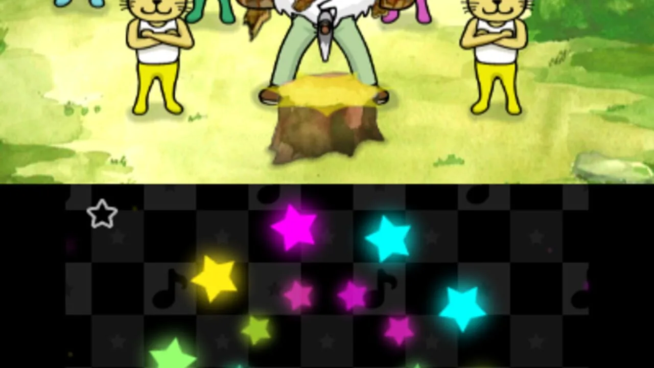 Rhythm Heaven Megamix gameplay on Nintendo 3DS