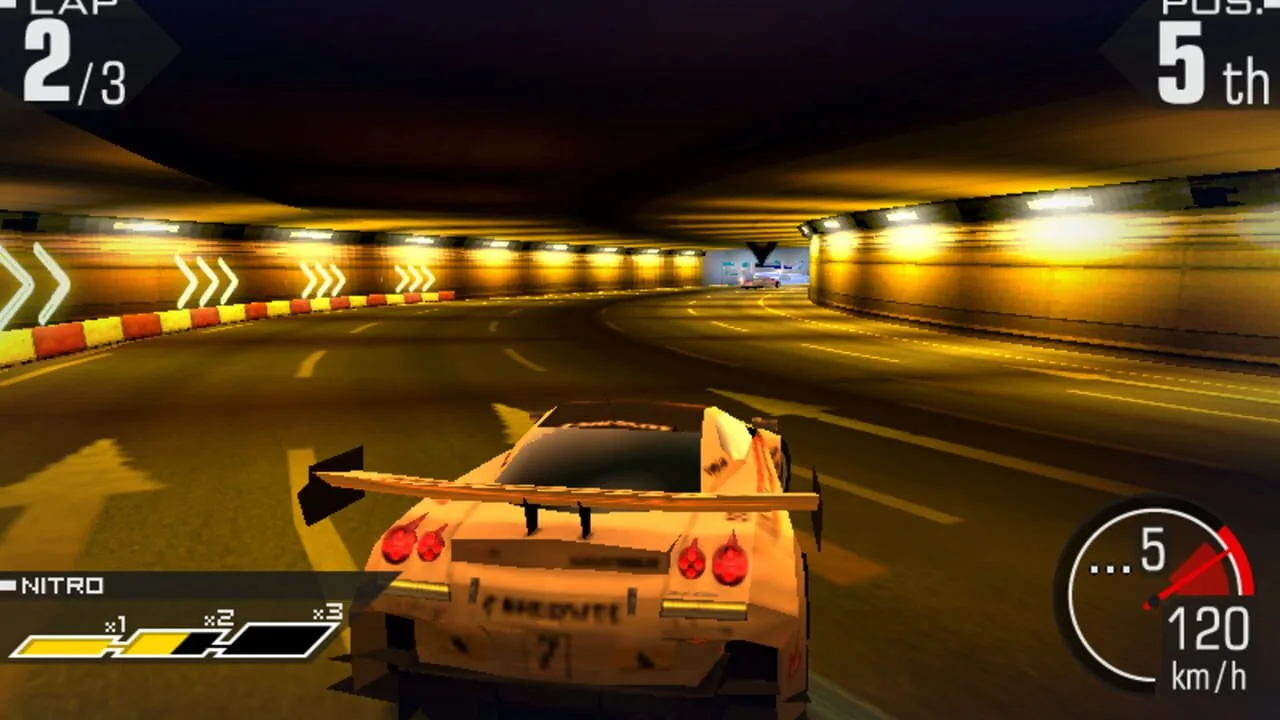 Ridge Racer 3D gameplay on Nintendo 3DS