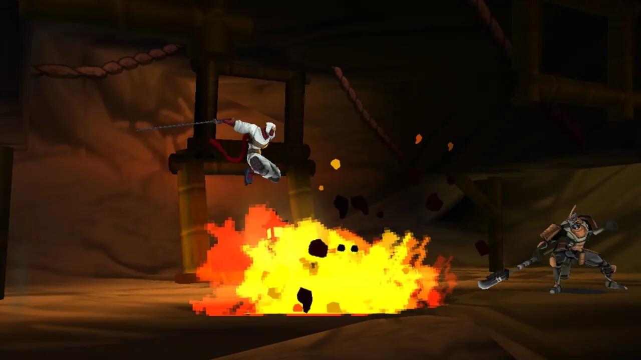 Shinobi gameplay on Nintendo 3DS