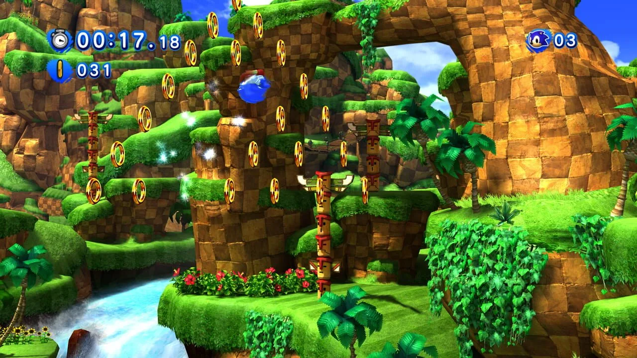 Sonic Generations gameplay on Nintendo 3DS