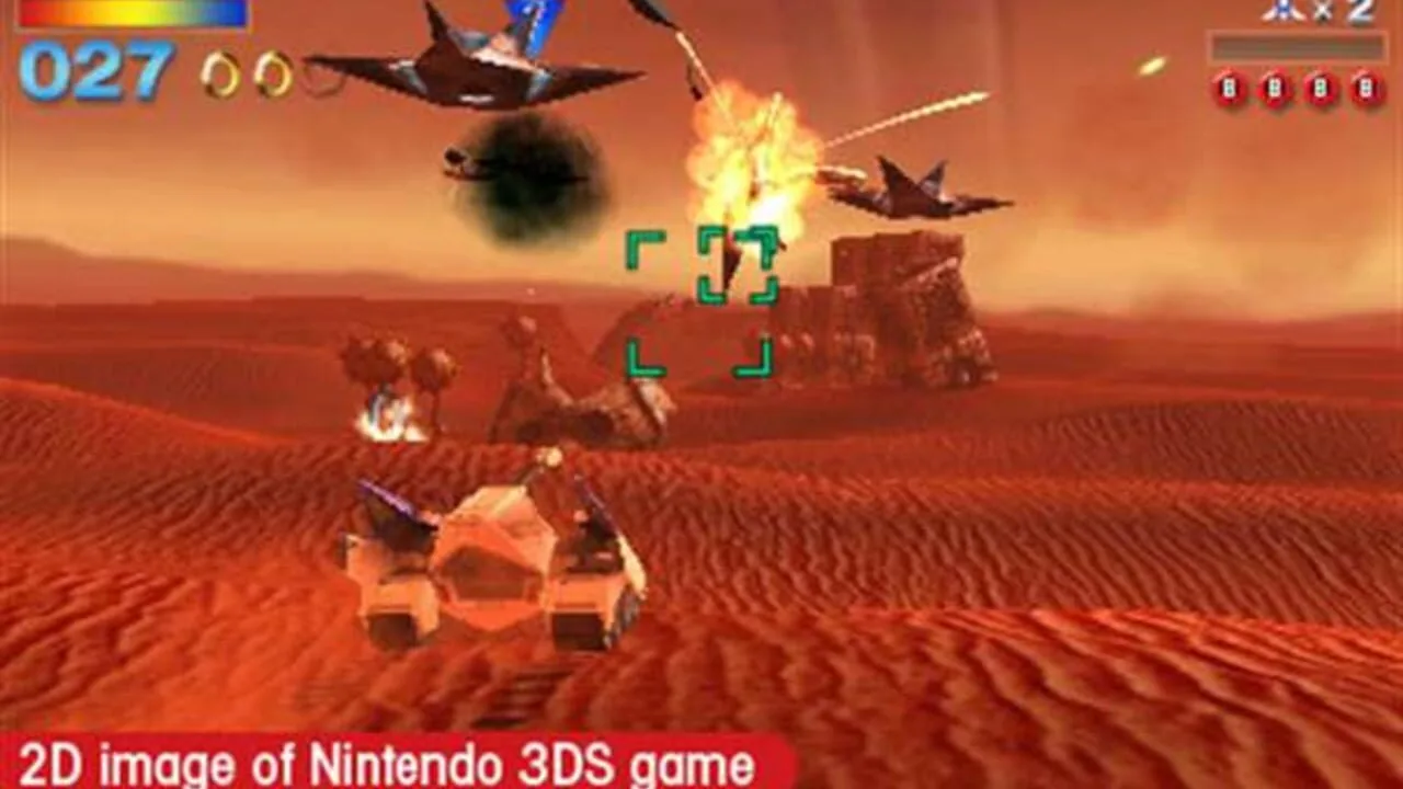 Star Fox 64 3D gameplay on Nintendo 3DS