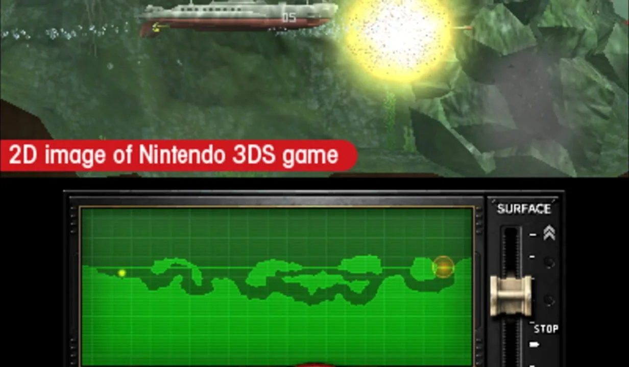 Steel Diver gameplay on Nintendo 3DS