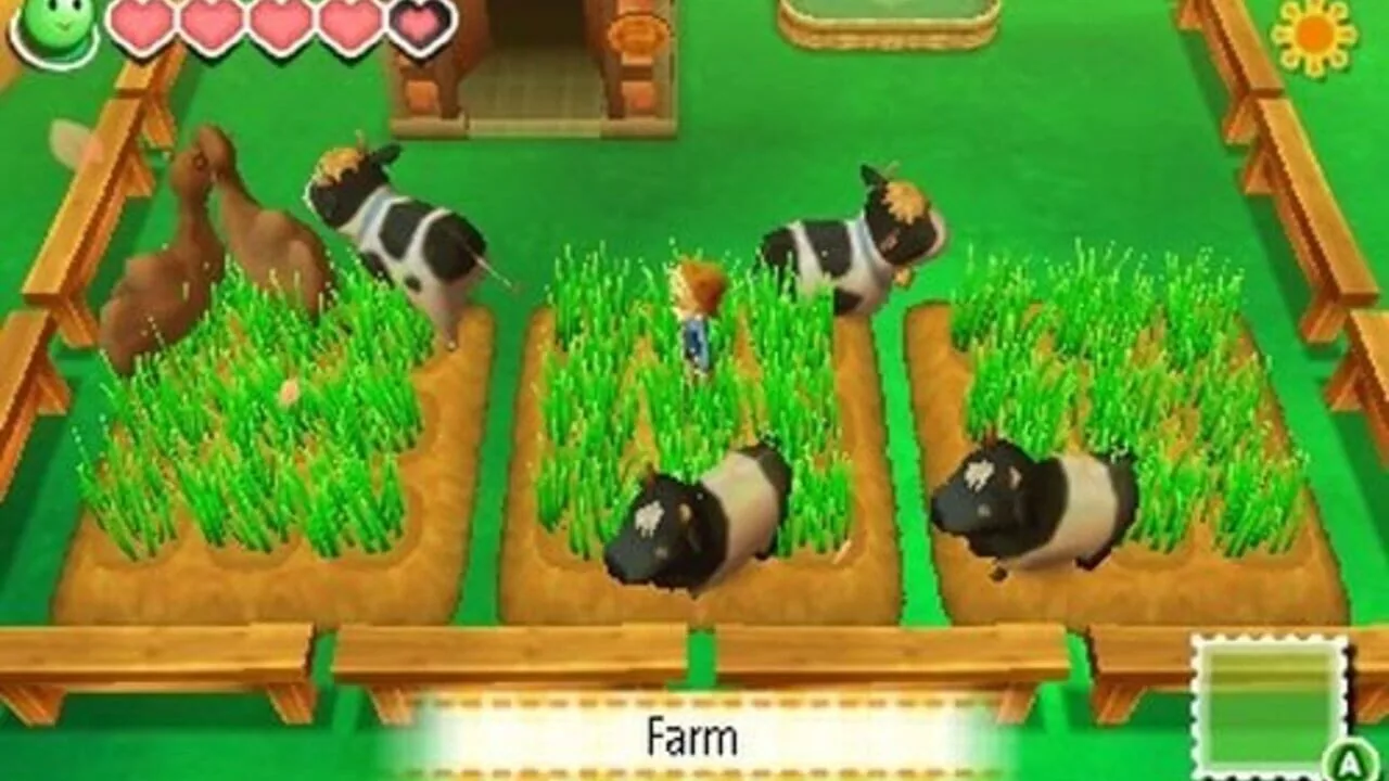 Story of Seasons gameplay on Nintendo 3DS