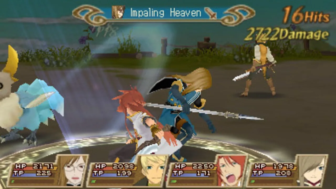 Tales of the Abyss gameplay on Nintendo 3DS