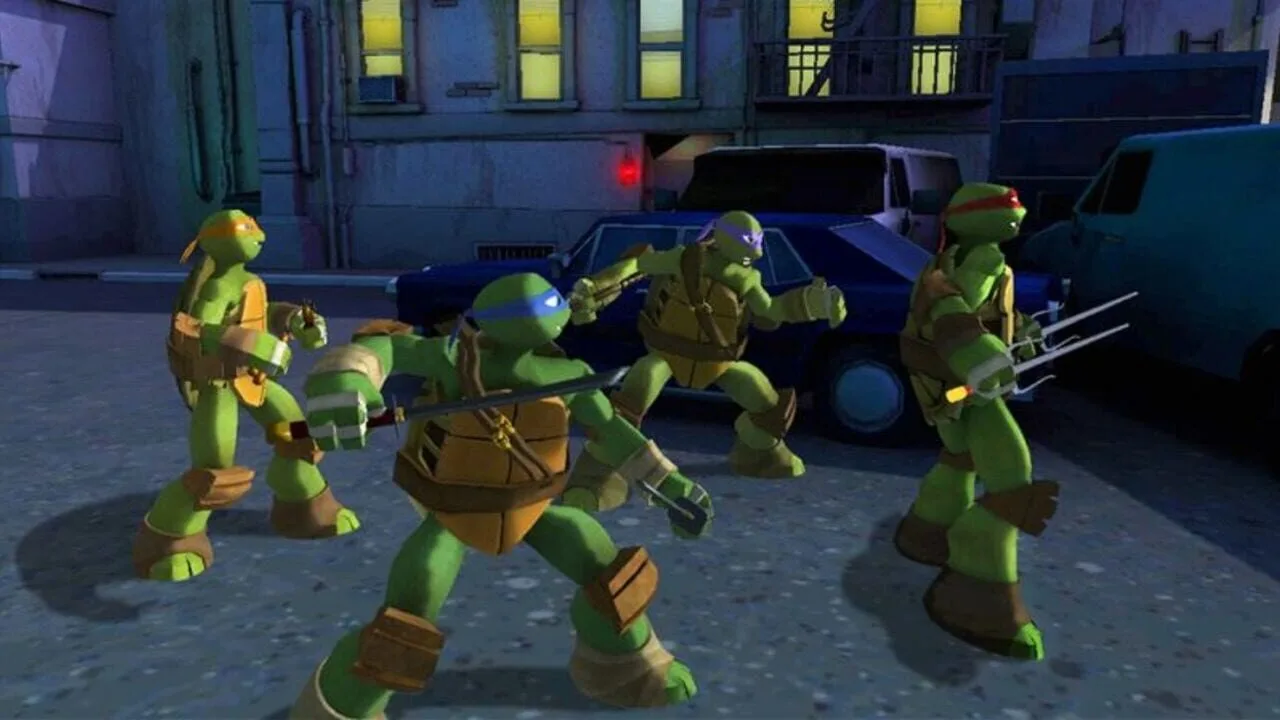 Teenage Mutant Ninja Turtles gameplay on Nintendo 3DS