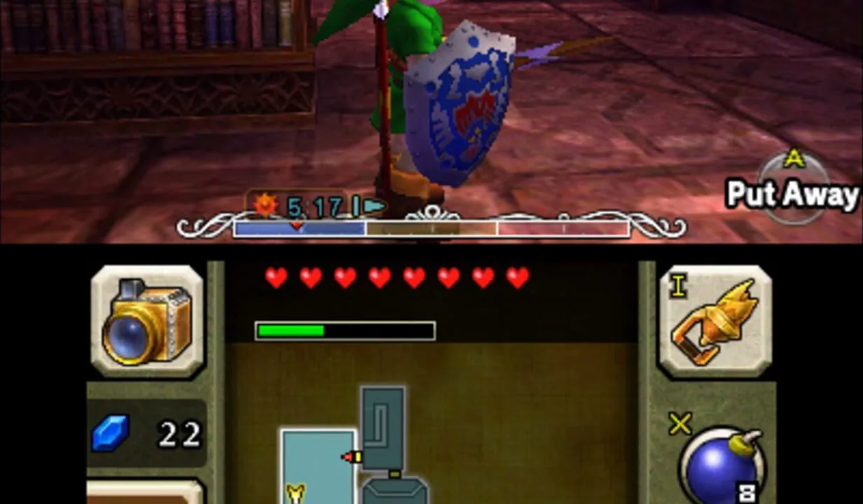 The Legend of Zelda: Majora's Mask 3D gameplay on Nintendo 3DS