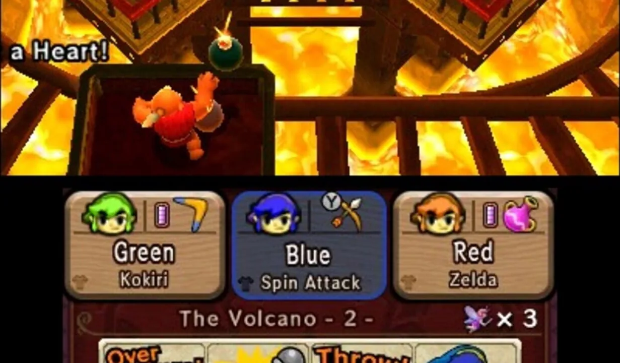 The Legend of Zelda: Tri Force Heroes gameplay on Nintendo 3DS