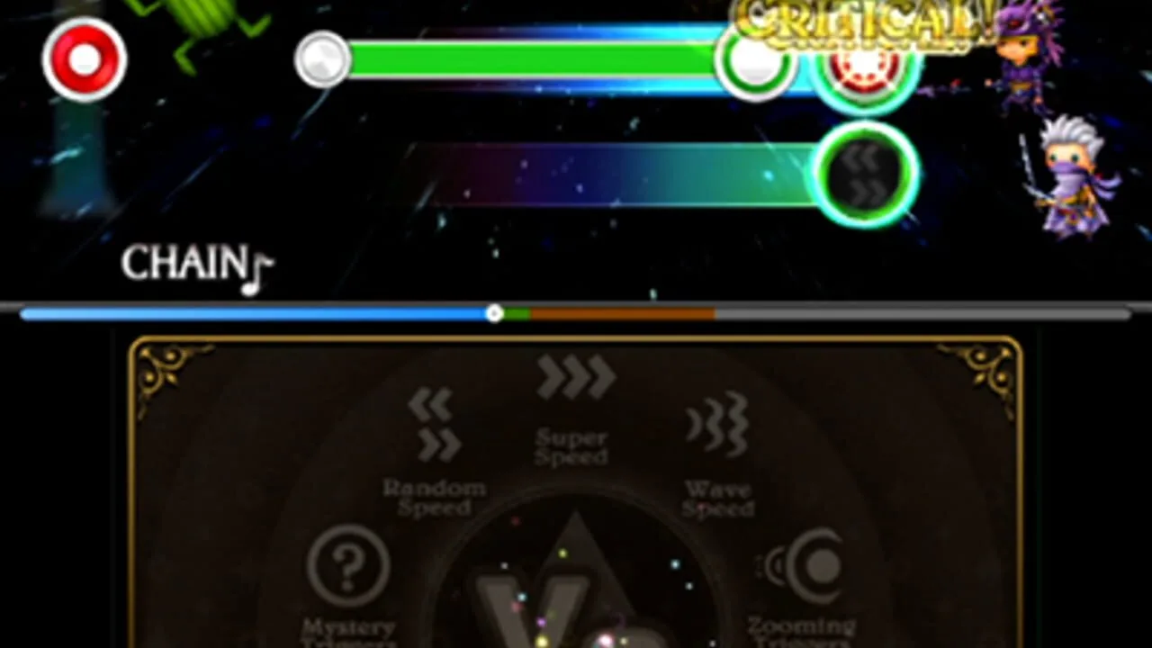 Theatrhythm Final Fantasy: Curtain Call gameplay on Nintendo 3DS
