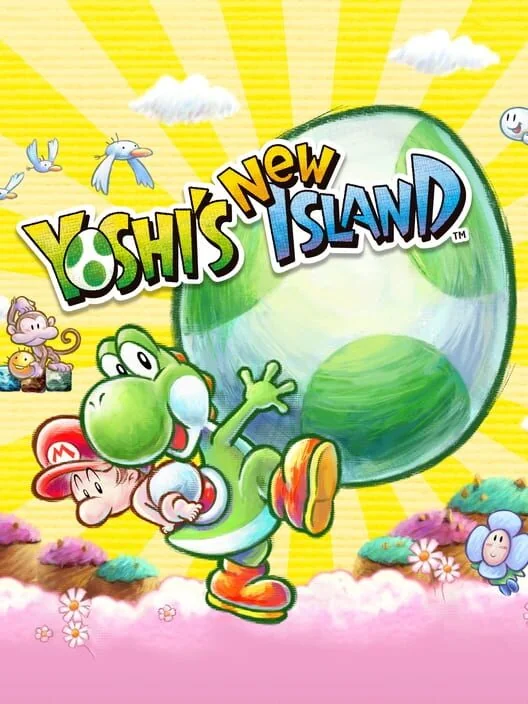 Yoshi's New Island box art