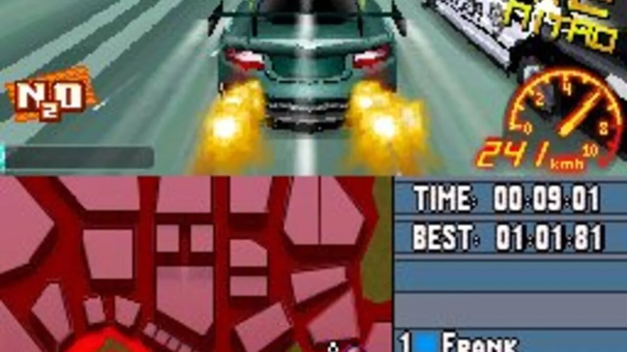 Asphalt: Urban GT 2 gameplay on Nintendo DS