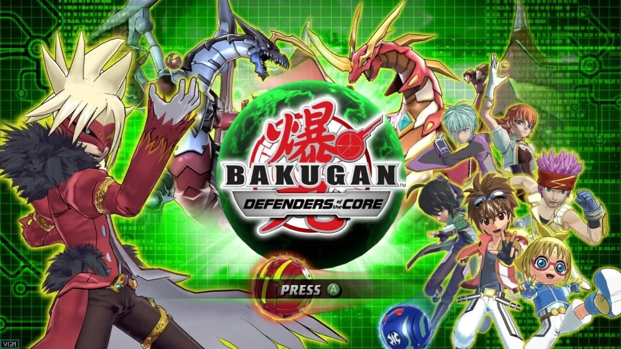 Bakugan: Defenders of the Core gameplay on Nintendo DS
