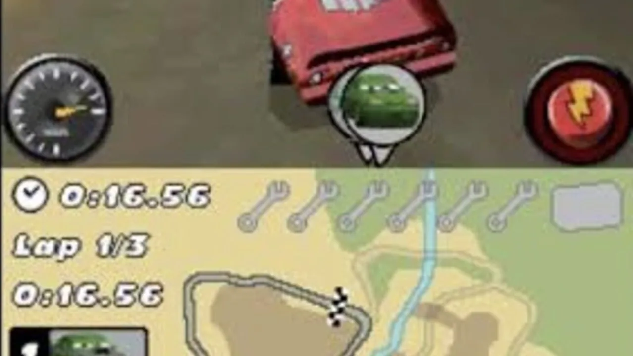 Cars Race-O-Rama gameplay on Nintendo DS