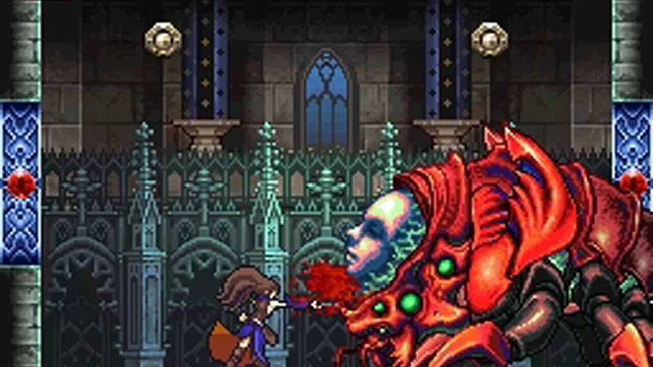 Castlevania: Order of Ecclesia gameplay on Nintendo DS