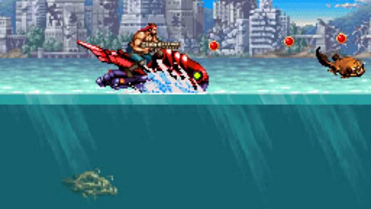 Contra 4 gameplay on Nintendo DS