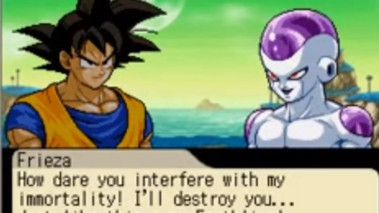 Dragon Ball Z: Supersonic Warriors 2 gameplay on Nintendo DS