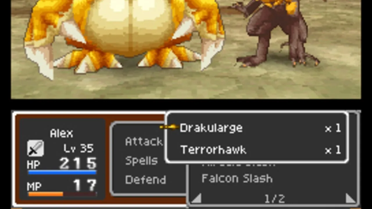 Dragon Quest IX: Sentinels of the Starry Skies gameplay on Nintendo DS