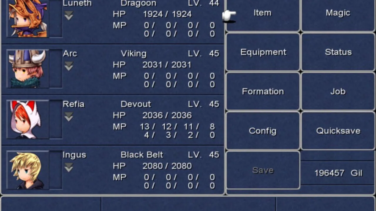 Final Fantasy III screenshot 1