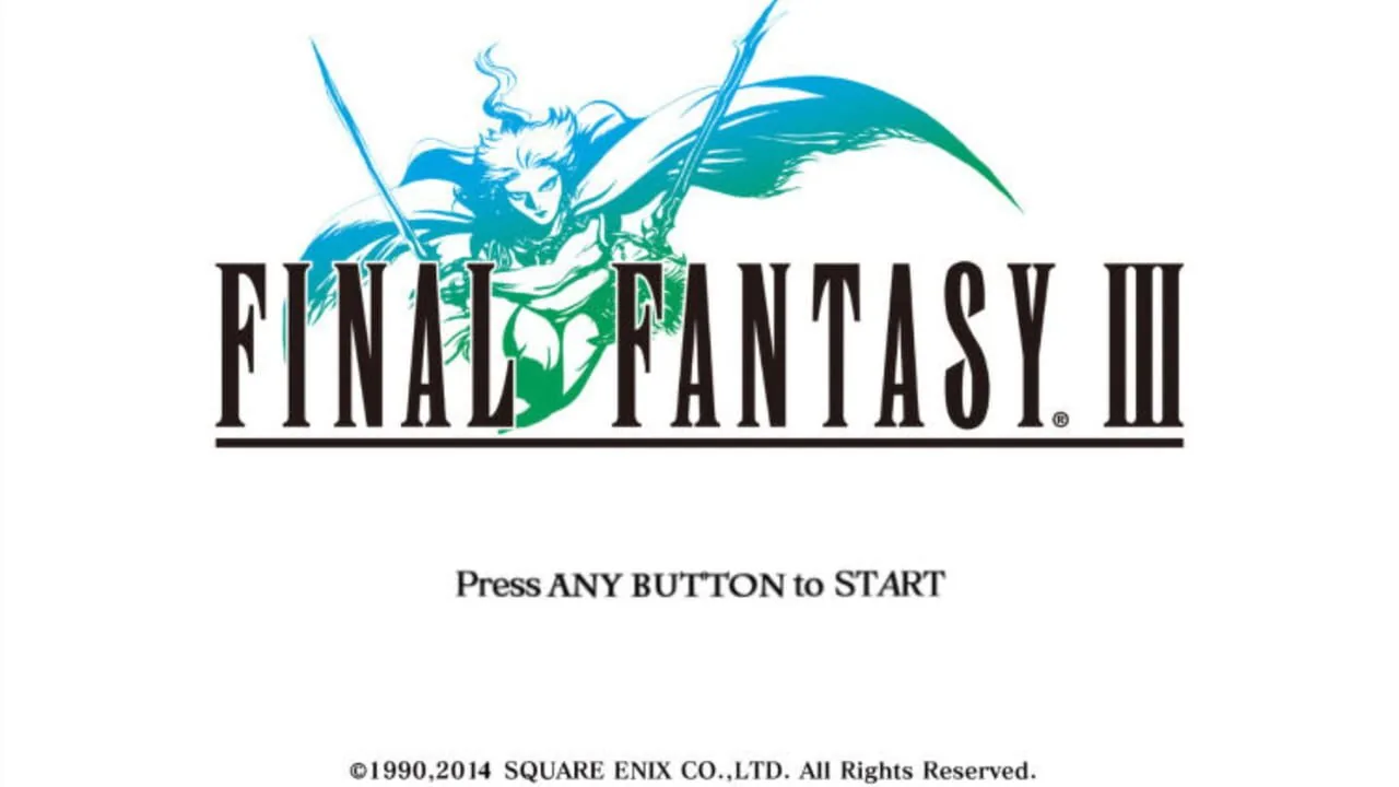 Final Fantasy III gameplay on Nintendo DS