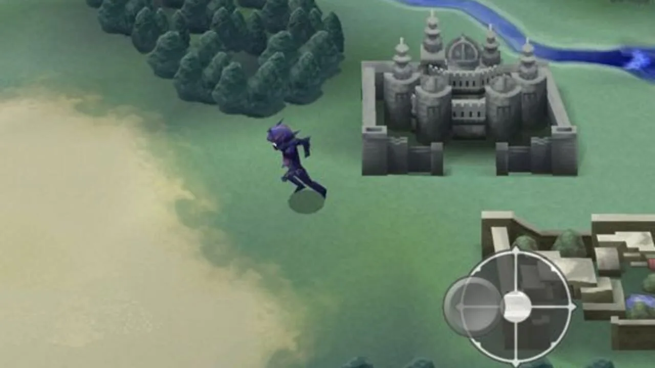 Final Fantasy IV gameplay on Nintendo DS
