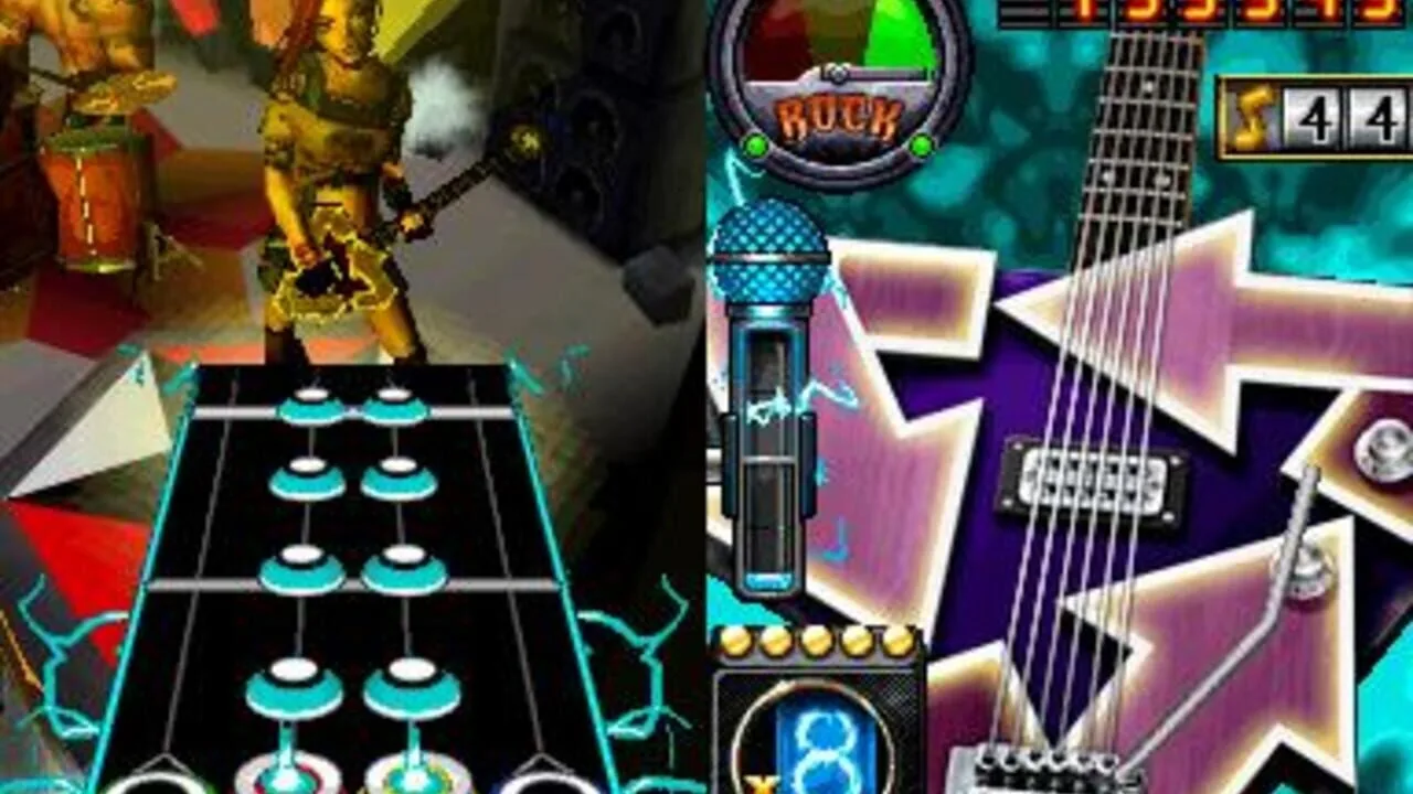 Guitar Hero: On Tour - Decades gameplay on Nintendo DS