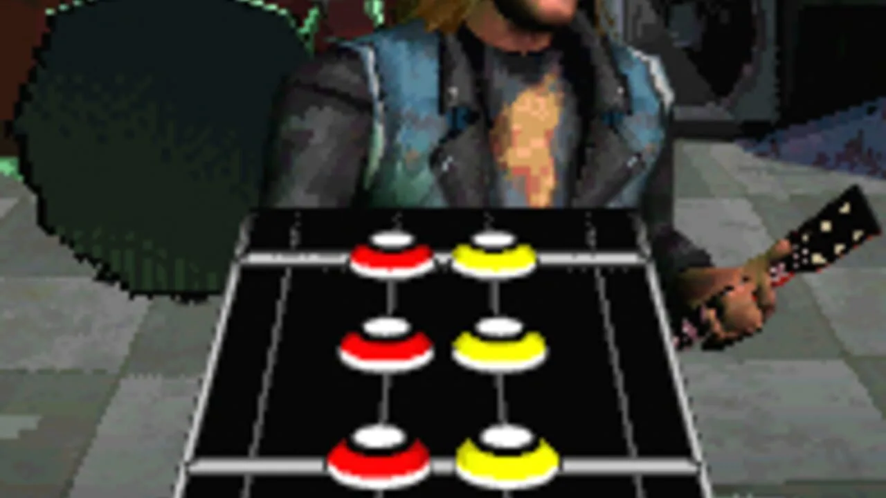 Guitar Hero: On Tour gameplay on Nintendo DS