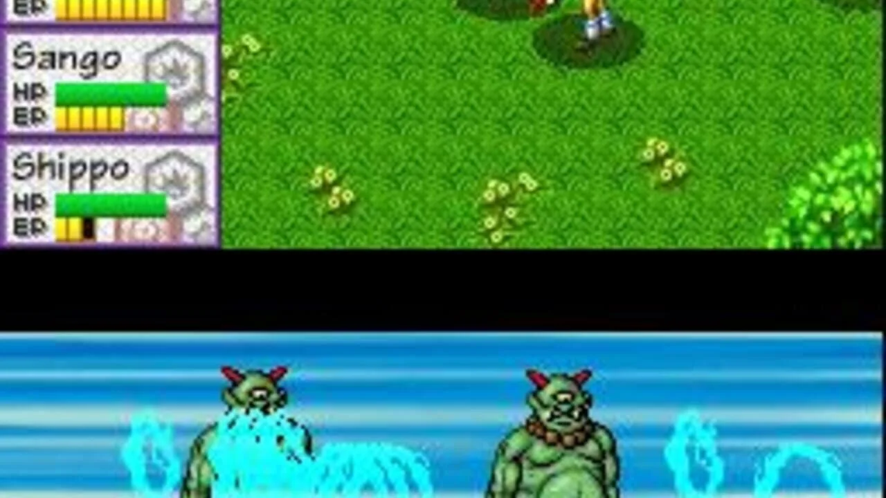 Inuyasha: Secret of the Divine Jewel gameplay on Nintendo DS