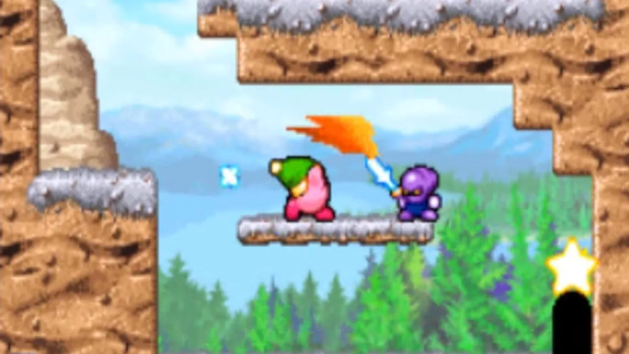 Kirby: Squeak Squad gameplay on Nintendo DS