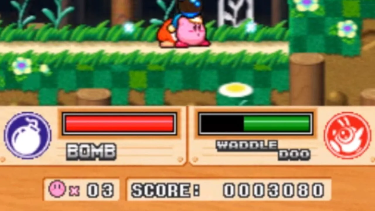 Kirby Super Star Ultra gameplay on Nintendo DS