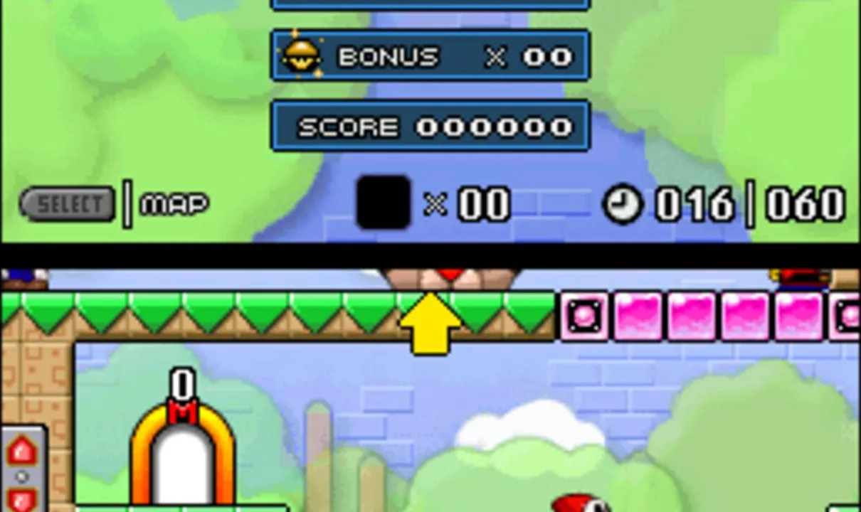 Mario vs. Donkey Kong 2: March of the Minis gameplay on Nintendo DS