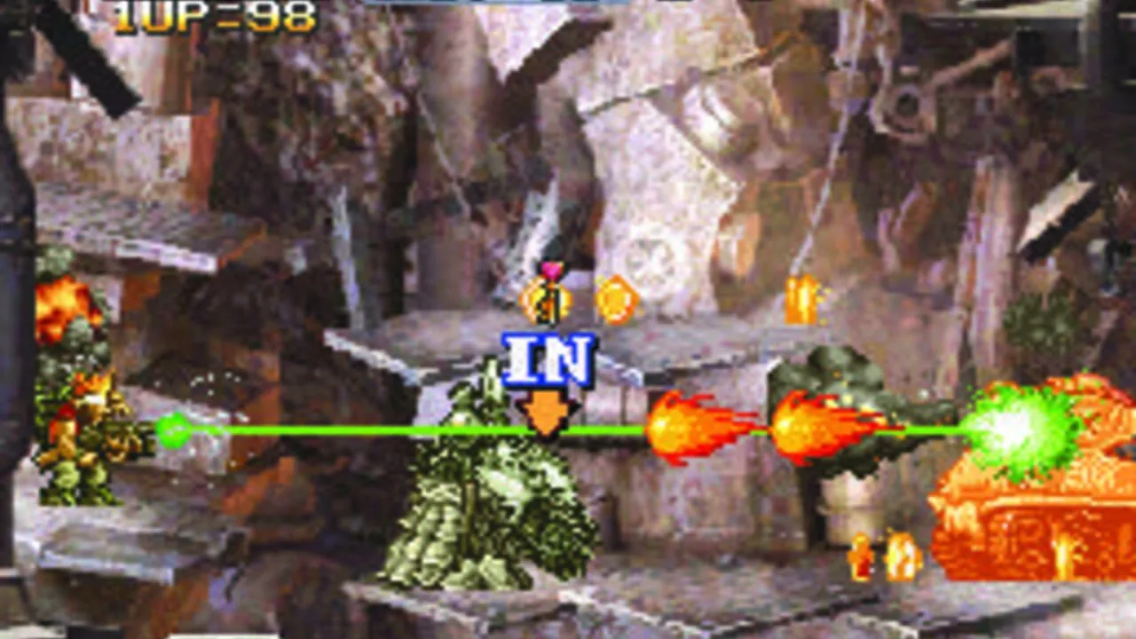 Metal Slug 7 gameplay on Nintendo DS