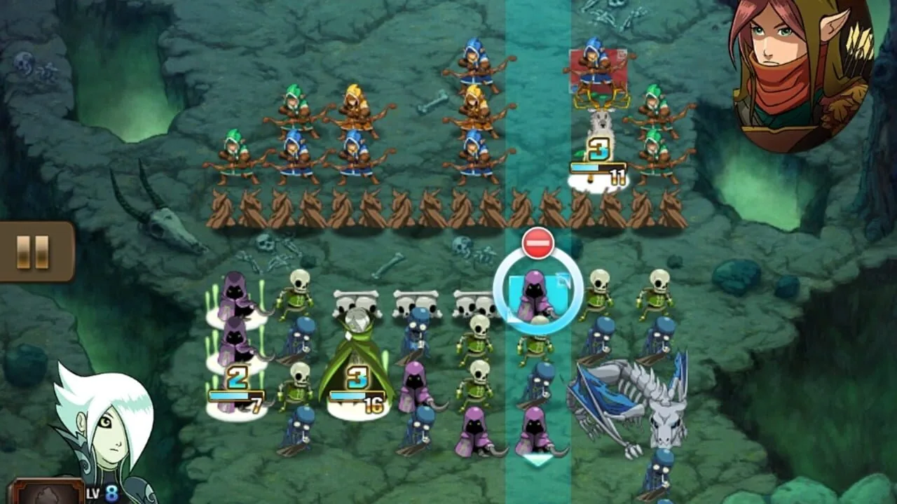 Might & Magic: Clash of Heroes gameplay on Nintendo DS