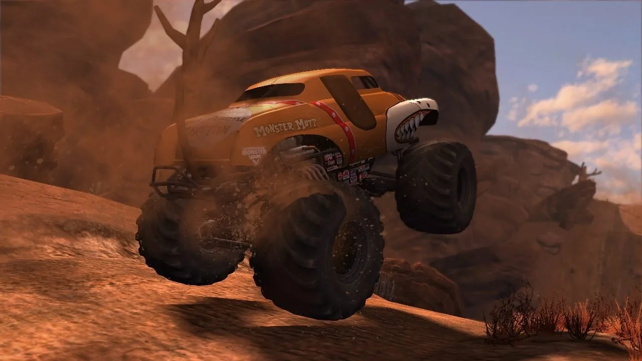 Monster Jam gameplay on Nintendo DS